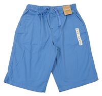 Nové - Modré plátěné kraťasy Denim Co.