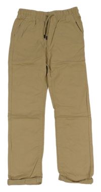 Béžové plátenné nohavice Denim Co.