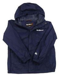 Tmavomodrá outdoorová bunda s kapucňou Peter Storm