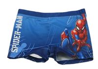 Tmavomodro-modré nohavičkové plavky se Spider-manem Marvel