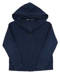 Tmavomodrá prepínaci mikina s kapucňou H&M