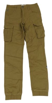 Béžové plátěné chino kalhoty Name it