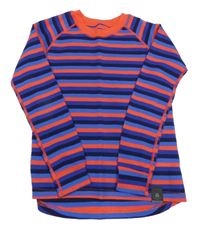 Modro-červené pruhované thermo triko Mountain Warehouse