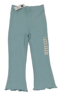 Nové - Světlerůžové žebrované kalhoty Dunnes