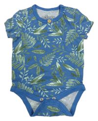 Modré body s listami So Cute