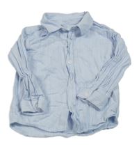 Světlemodrá melírovaná košile ZARA