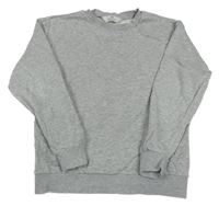 Sivá melírovaná mikina H&M