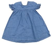Modré ľahké rifľové šaty George