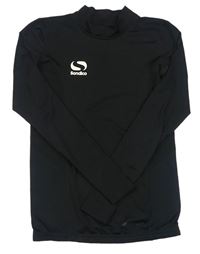 Černé funkční triko s logem Sondico