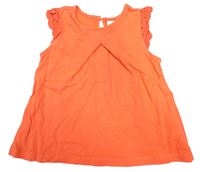 Červené tričko s madeirou H&M