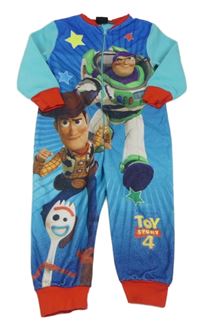 Modro-tyrkysový fleecový overal s Toy Story zn. Disney