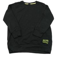 Čierna rebrovaná mikina Y.F.K.