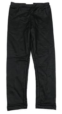 Čierne koženkové legíny Kiki&Koko