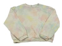 Béžovo-farebná batikovaná mikina H&M