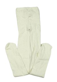 Krémové punčocháče H&M