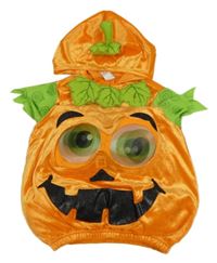 Kostým - Oranžové sametové tričko s kapucí - dýně George