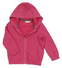 Fuchsiová prepínaci mikina s kapucňou Kids