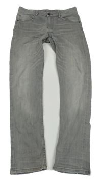 Šedé skinny fit rifle H&M