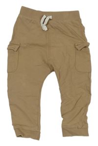 Hnědé cargo tepláky Tu