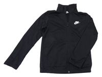 Černá sportovní propínací mikina s logem Nike