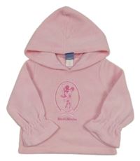 Ružová fleecová mikina s Minnie a kapucňou Disney