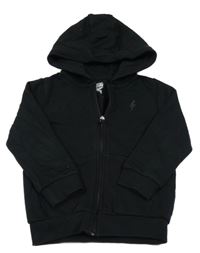 Černá propínací mikina s kapucí F&F