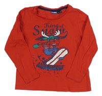 Červené tričko so sobom Lupilu