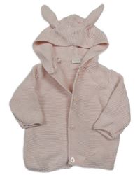 Svetloružový prepínaci sveter s kapucňou Next