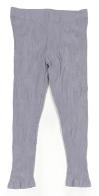 Lila žebrované legíny Next