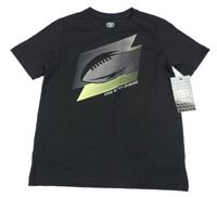 Nové - černé tričko s potiskem 