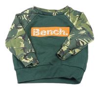 Khaki-army mikina s logom Bench
