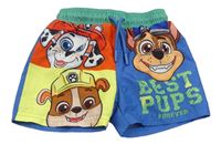 Modré plážové kraťasy s Tlapkovou Patrolou Primark