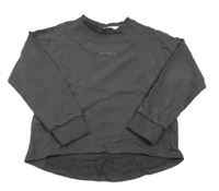 Antracitová mikina s nápisom F&F