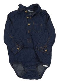 Tmavomodré ľahké rifľové body