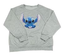 Svetlosivá mikina so Stitchem