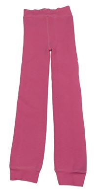 Ružové trblietavé zateplené punčocháčové legíny