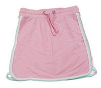 Svetloružová tepláková sukňa s pruhmi Alive