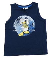 Tmavomodré tielko s Donaldem Disney