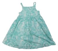 Svetlomodré batikované šaty Primark