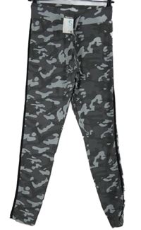 Nové - Dámské šedé army tepláky Primark