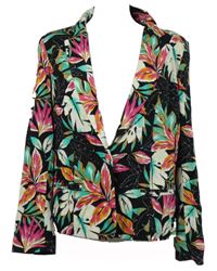 Dámské černo-barevné květované sako Atmosphere 