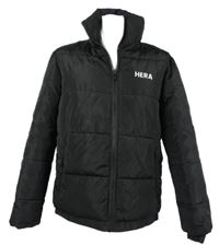 Pánská černá šusťáková zimní bunda Hera 