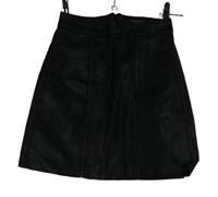 Dámská černá koženková sukně New Look vel. 32