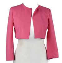 Dámske ružové sakové bolerko