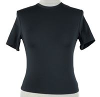 Dámské černé sportovní crop tričko H&M
