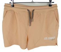 Dámske oranžové teplákové kraťasy s logom Lee Cooper