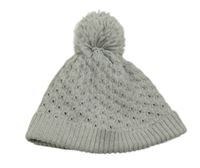 Svetlosivá čapica s brmbolcom zn. Next