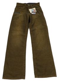 Nové - Černo-hořčicové manšestráky 