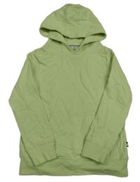 Neónově zelená mikina s kapucňou