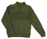 Khaki mikina s výšivkou Next